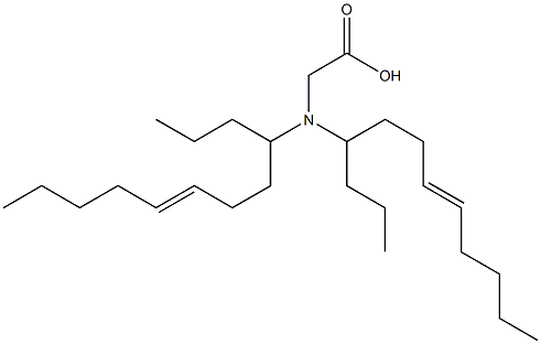 N,N-Di(7-dodecen-4-yl)glycine,,结构式