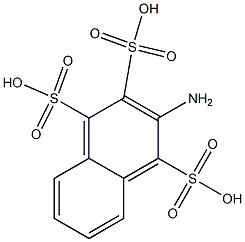 2-Amino-1,3,4-naphthalenetrisulfonic acid Structure