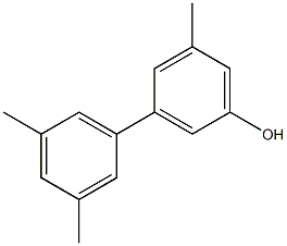 3-(3,5-Dimethylphenyl)-5-methylphenol Struktur