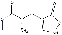 (S)-2-Amino-3-[(2,5-dihydro-5-oxoisoxazol)-4-yl]propanoic acid methyl ester Structure