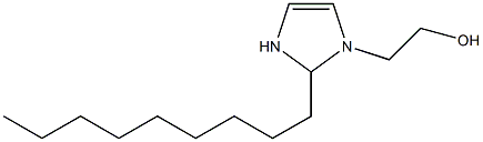 1-(2-ヒドロキシエチル)-2-ノニル-4-イミダゾリン 化学構造式