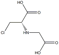 (-)-2-Chloromethyl[(S)-2,2'-iminodiacetic acid] 结构式