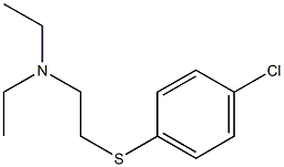 N,N-Diethyl-2-(4-chlorophenylthio)ethanamine Structure