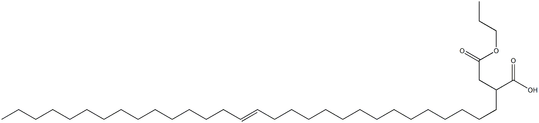 2-(15-Triacontenyl)succinic acid 1-hydrogen 4-propyl ester