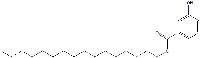 3-Hydroxybenzoic acid hexadecyl ester 结构式