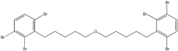 2,3,6-Tribromophenylpentyl ether,,结构式