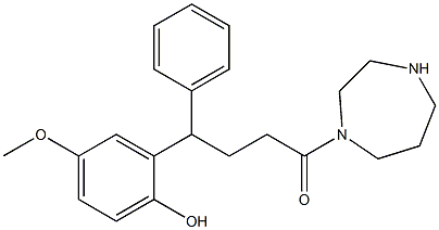  1-[4-(2-Hydroxy-5-methoxyphenyl)-4-phenylbutyryl]hexahydro-1H-1,4-diazepine