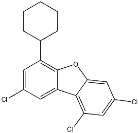  1,3,8-Trichloro-6-cyclohexyldibenzofuran
