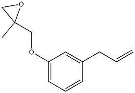 3-(2-Propenyl)phenyl 2-methylglycidyl ether Structure