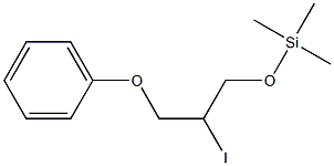 2-Iodo-1-phenoxy-3-trimethylsiloxypropane,,结构式