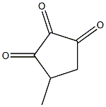 1-Methylcyclopentane-2,3,4-trione,,结构式