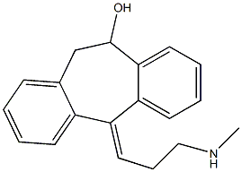 5-[(Z)-3-(Methylamino)propylidene]-10,11-dihydro-5H-dibenzo[a,d]cycloheptene-10-ol Structure