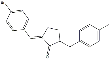 2-[(E)-4-Bromobenzylidene]-5-(4-methylbenzyl)cyclopentan-1-one