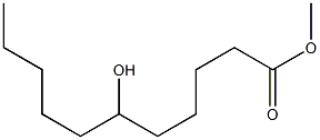 6-Hydroxyundecanoic acid methyl ester Struktur