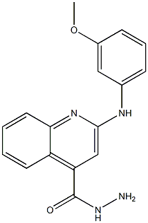  2-(3-Methoxyphenylamino)quinoline-4-carbohydrazide