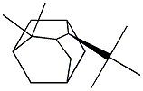 (2R)-4,4-Dimethyl-2-tert-butyladamantane Structure