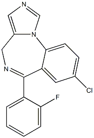 8-Chloro-6-(2-fluorophenyl)-4H-imidazo[1,5-a][1,4]benzodiazepine