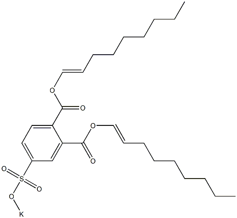  4-(Potassiosulfo)phthalic acid di(1-nonenyl) ester