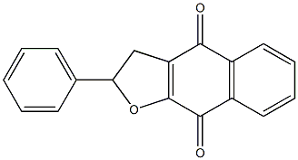 2-Phenyl-2,3-dihydronaphtho[2,3-b]furan-4,9-dione Structure