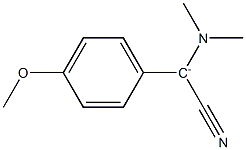 (4-Methoxyphenyl)(dimethylamino)cyanomethanide,,结构式