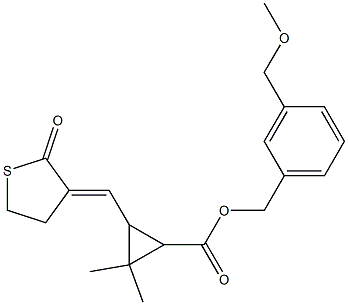  3-[[(3E)-2-Oxothiolan-3-ylidene]methyl]-2,2-dimethylcyclopropanecarboxylic acid 3-(methoxymethyl)benzyl ester