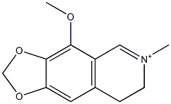 2-Methyl-8-methoxy-6,7-(methylenedioxy)-3,4-dihydroisoquinolinium|