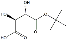 D-Tartaric acid hydrogen 1-tert-butyl ester Structure