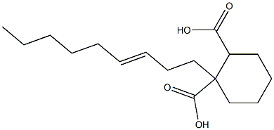 Cyclohexane-1,2-dicarboxylic acid hydrogen 1-(3-nonenyl) ester Structure