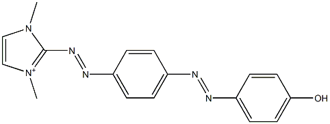 1,3-Dimethyl-2-[[4-[(4-hydroxyphenyl)azo]phenyl]azo]-1H-imidazol-3-ium