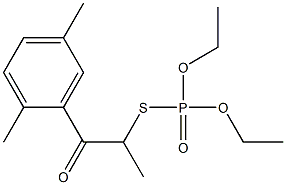 Thiophosphoric acid O,O-diethyl S-[1-(2,5-dimethylbenzoyl)ethyl] ester