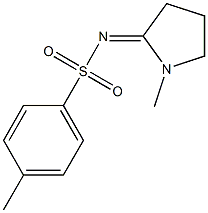 1-Methyl-2-(tosylimino)pyrrolidine,,结构式