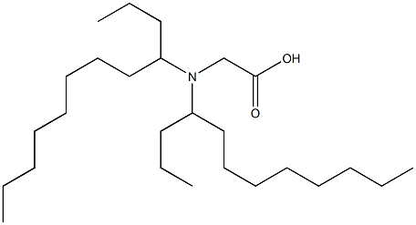  N,N-Bis(1-propylnonyl)aminoacetic acid