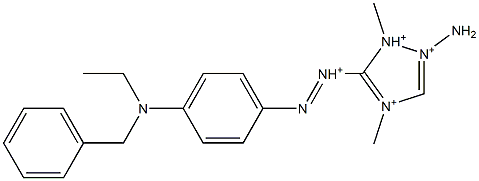 2-Amino-5-[4-[benzyl(ethyl)amino]phenylazo]-1,4-dimethyl-1H-1,2,4-triazole-2,4-diium