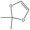 2,2-Dimethyl-1,3-dioxole Struktur