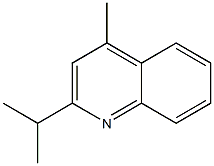 2-Isopropyl-4-methylquinoline Struktur