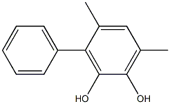 3-Phenyl-4,6-dimethylbenzene-1,2-diol Structure