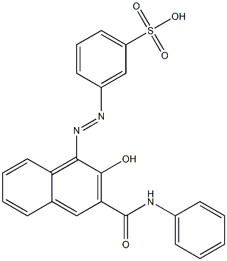 3-(2-Hydroxy-3-phenylcarbamoyl-1-naphtylazo)-1-benzenesulfonic acid|