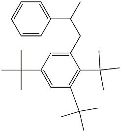 1-(2,3,5-Tri-tert-butylphenyl)-2-phenylpropane,,结构式