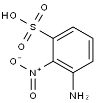 3-Amino-2-nitrobenzenesulfonic acid,,结构式