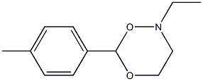 2-Ethyl-6-(4-methylphenyl)-3,4-dihydro-2H-1,5,2-dioxazine Structure