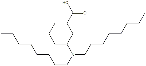 4-(Dioctylamino)heptanoic acid