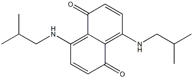 4,8-Bis(isobutylamino)naphthalene-1,5-dione 结构式