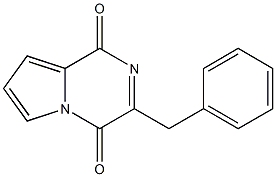 3-Benzylpyrrolo[1,2-a]pyrazine-1,4-dione Structure