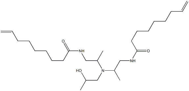  N,N'-[2-Hydroxypropyliminobis(2-methyl-2,1-ethanediyl)]bis(8-nonenamide)