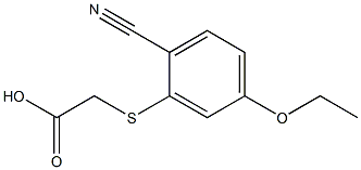 (2-Cyano-5-ethoxyphenylthio)acetic acid|