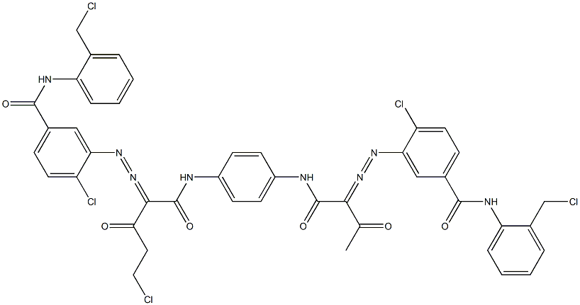 3,3'-[2-(Chloromethyl)-1,4-phenylenebis[iminocarbonyl(acetylmethylene)azo]]bis[N-[2-(chloromethyl)phenyl]-4-chlorobenzamide]