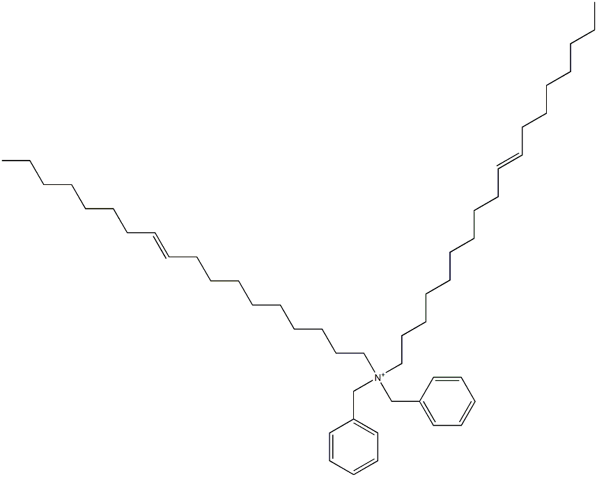 Di(10-octadecenyl)dibenzylaminium Structure