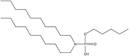 N,N-Didecylamidophosphoric acid hydrogen pentyl ester|