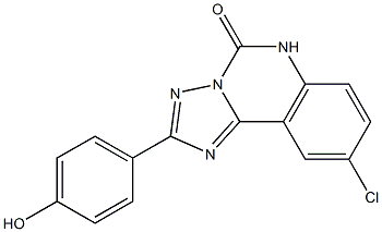 9-Chloro-2-(4-hydroxyphenyl)[1,2,4]triazolo[1,5-c]quinazolin-5(6H)-one