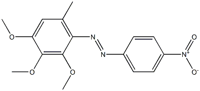 2,3,4-Trimethoxy-6-methyl-4'-nitroazobenzene Structure